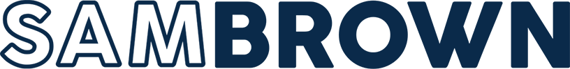 Sam Brown Logo Navy Sam Brown Logo